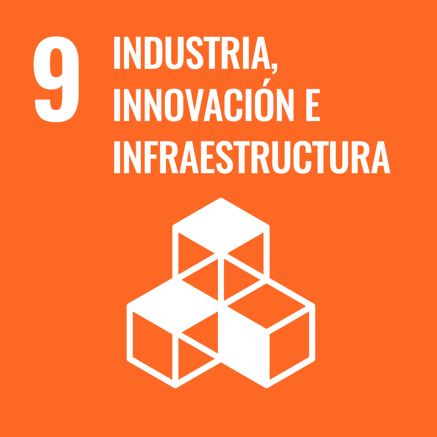 ODS Número 9. Industria, innovación e infraestructura.